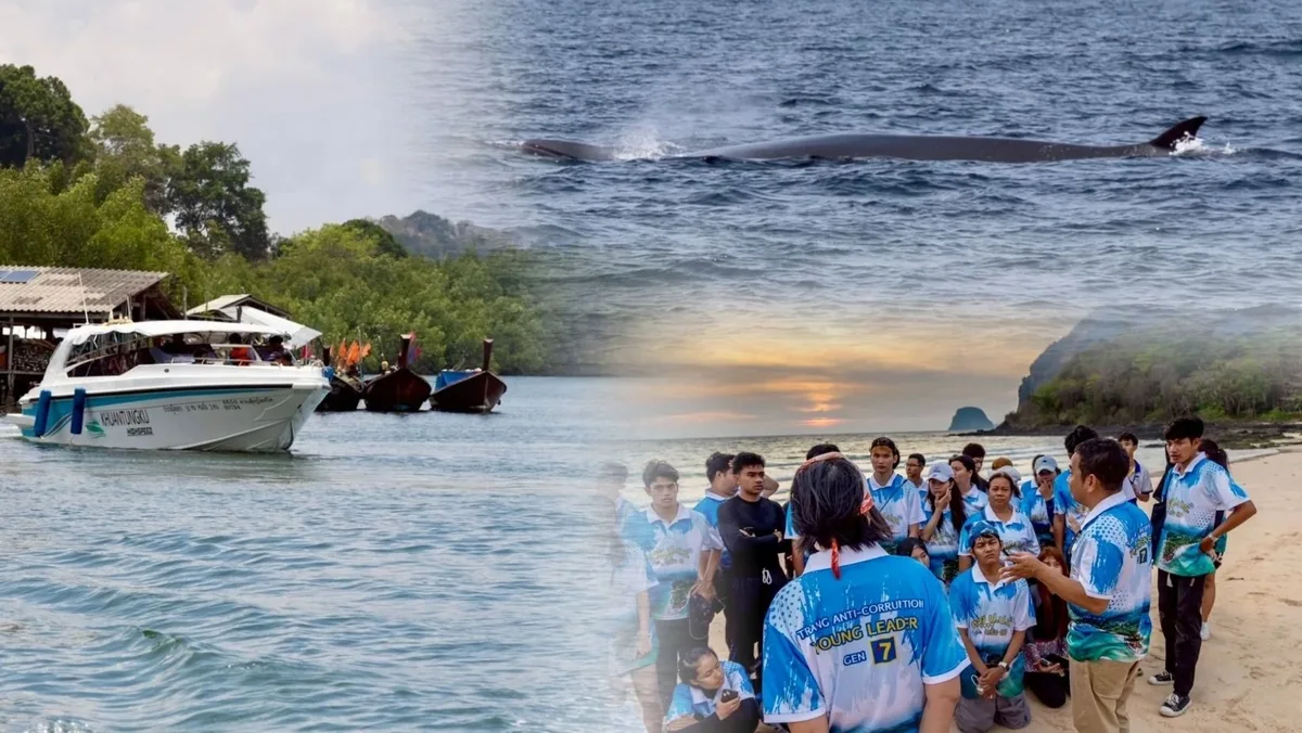 Bryde's Whale Delights Students in Andaman Sea