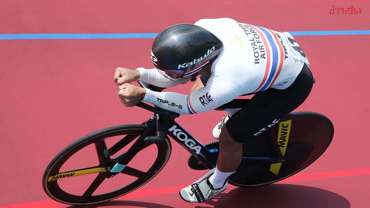 Norsetsathada Shines at Track Cycling Championships, Claiming Double Gold for Asian Games Preparation