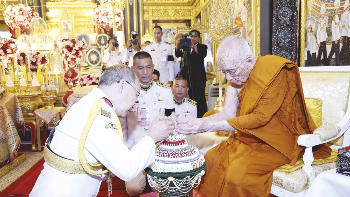 Royal Merit-Making Ceremony Honors Supreme Patriarch's 99th Birthday